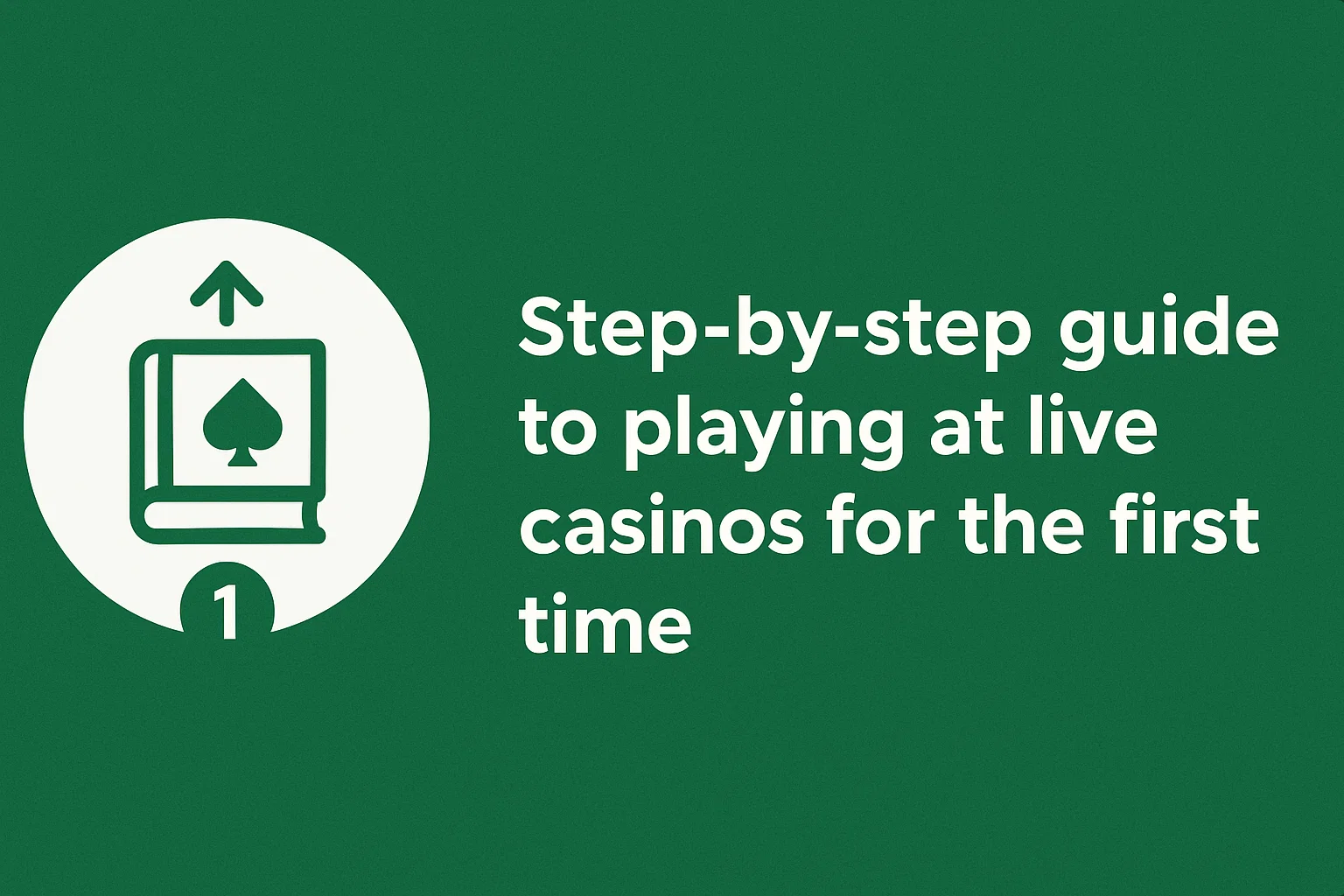 Step-by-step guide to playing at live casinos for the first time