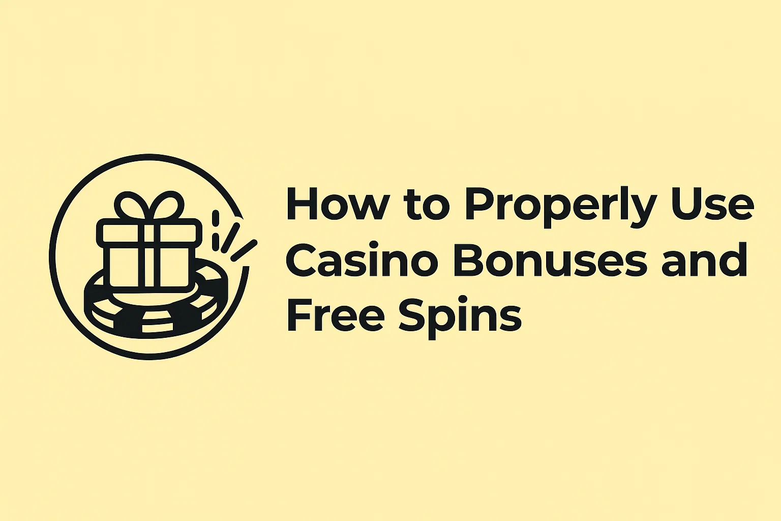 How to Properly Use Casino Bonuses and Free Spins